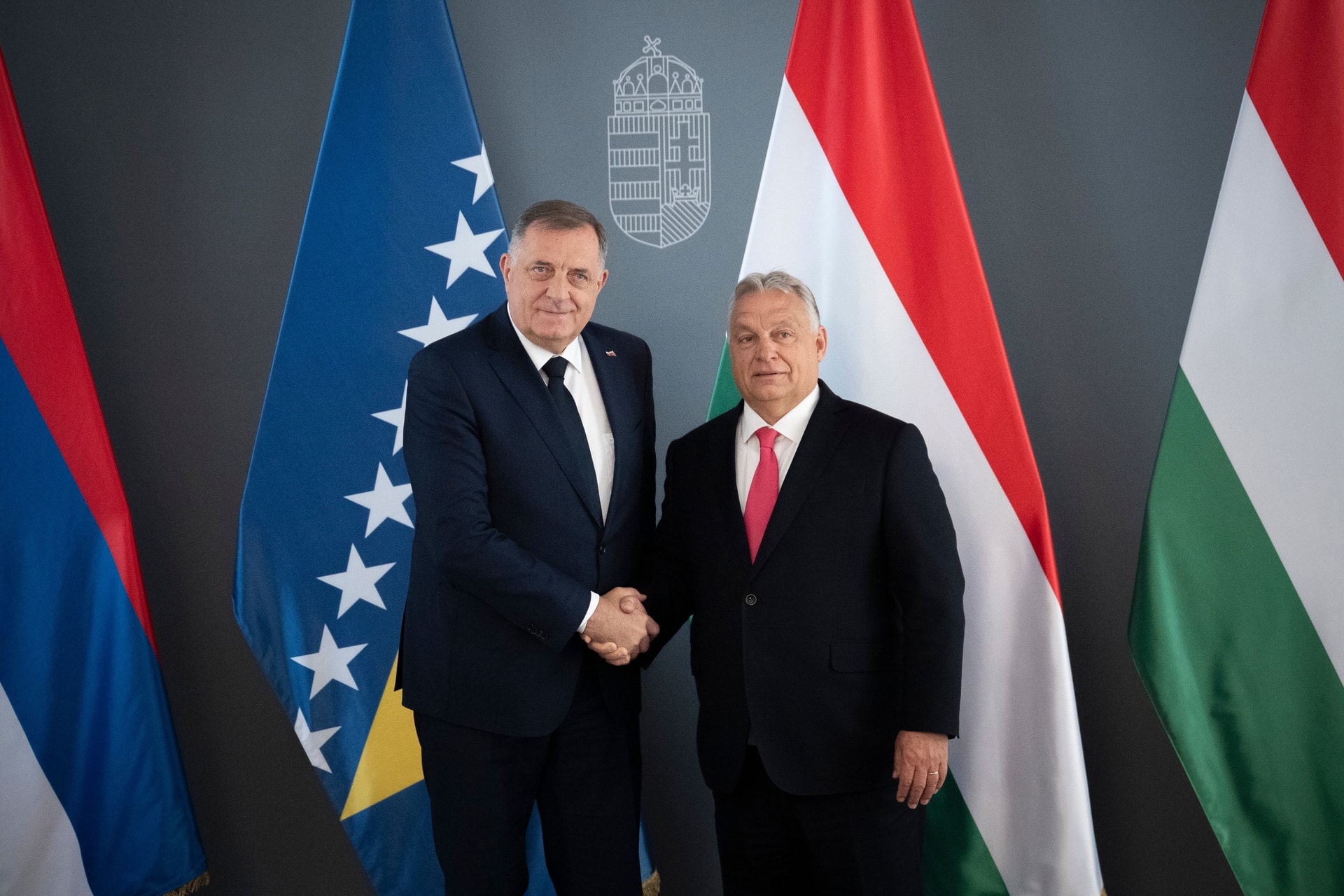 Orbán Viktor miniszterelnök hivatalában fogadta Milorad Dodikot