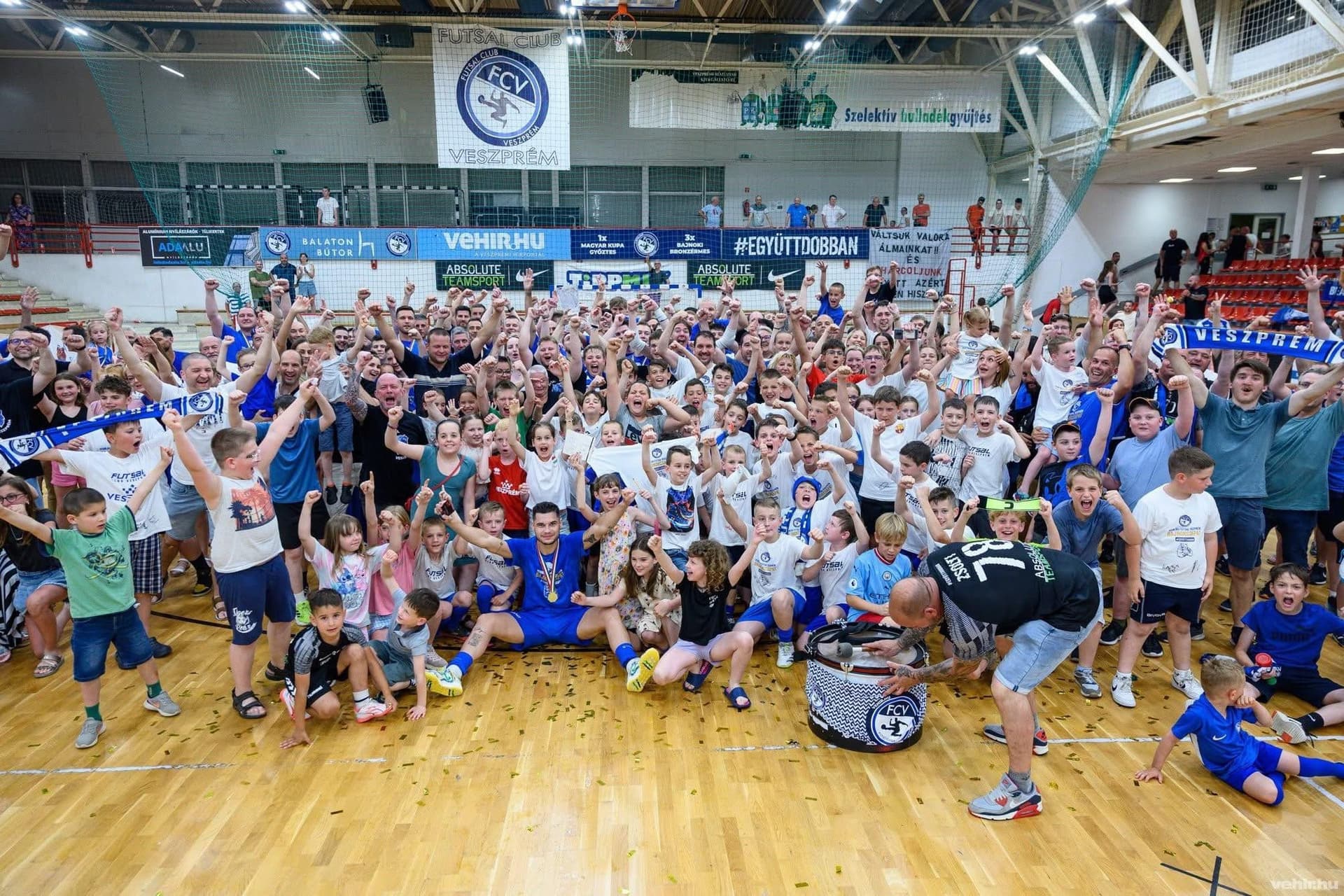 Története során először lett futsal-bajnok a Veszprém
