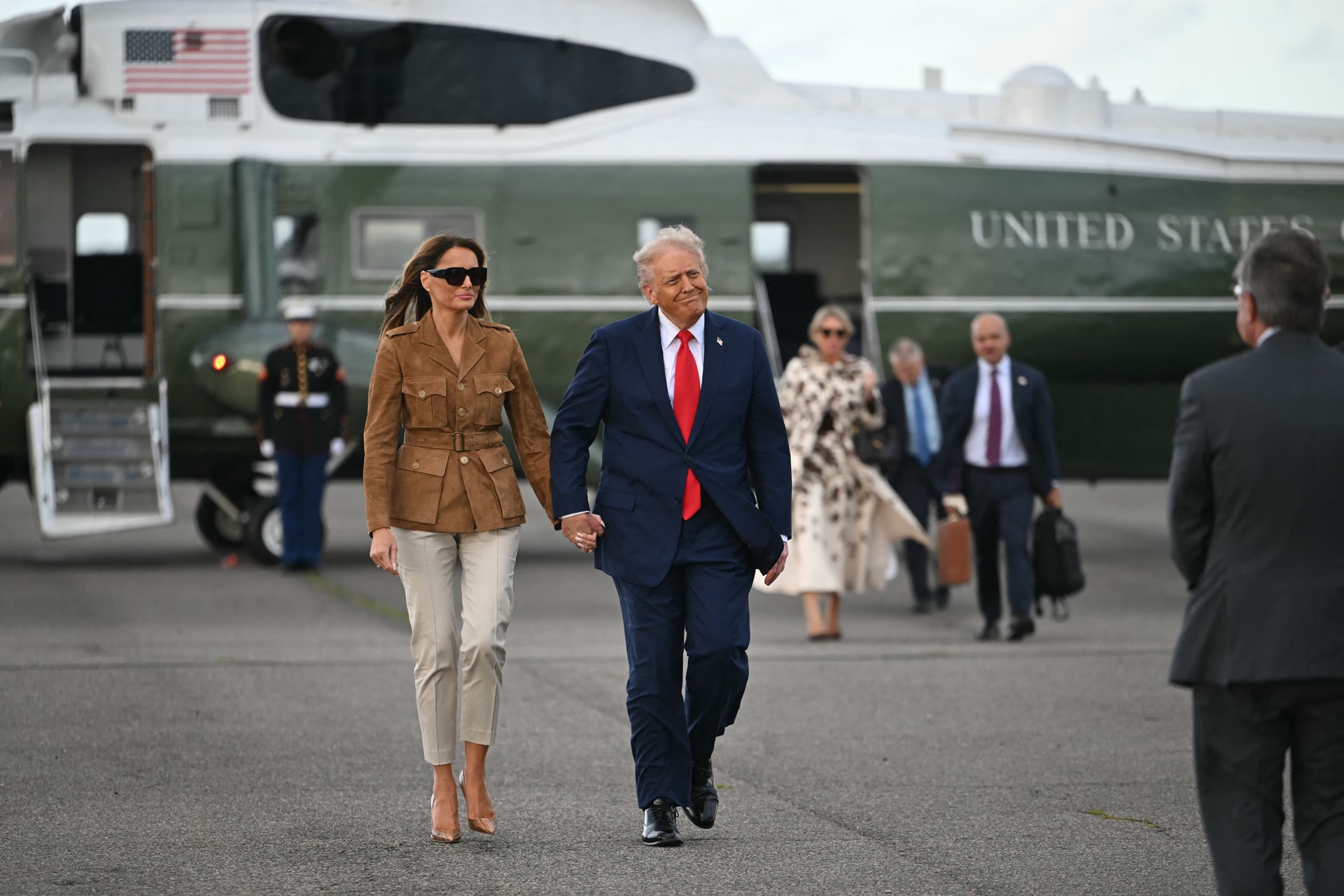 Kényszerleszállást hajtott végre Donald Trump helikoptere