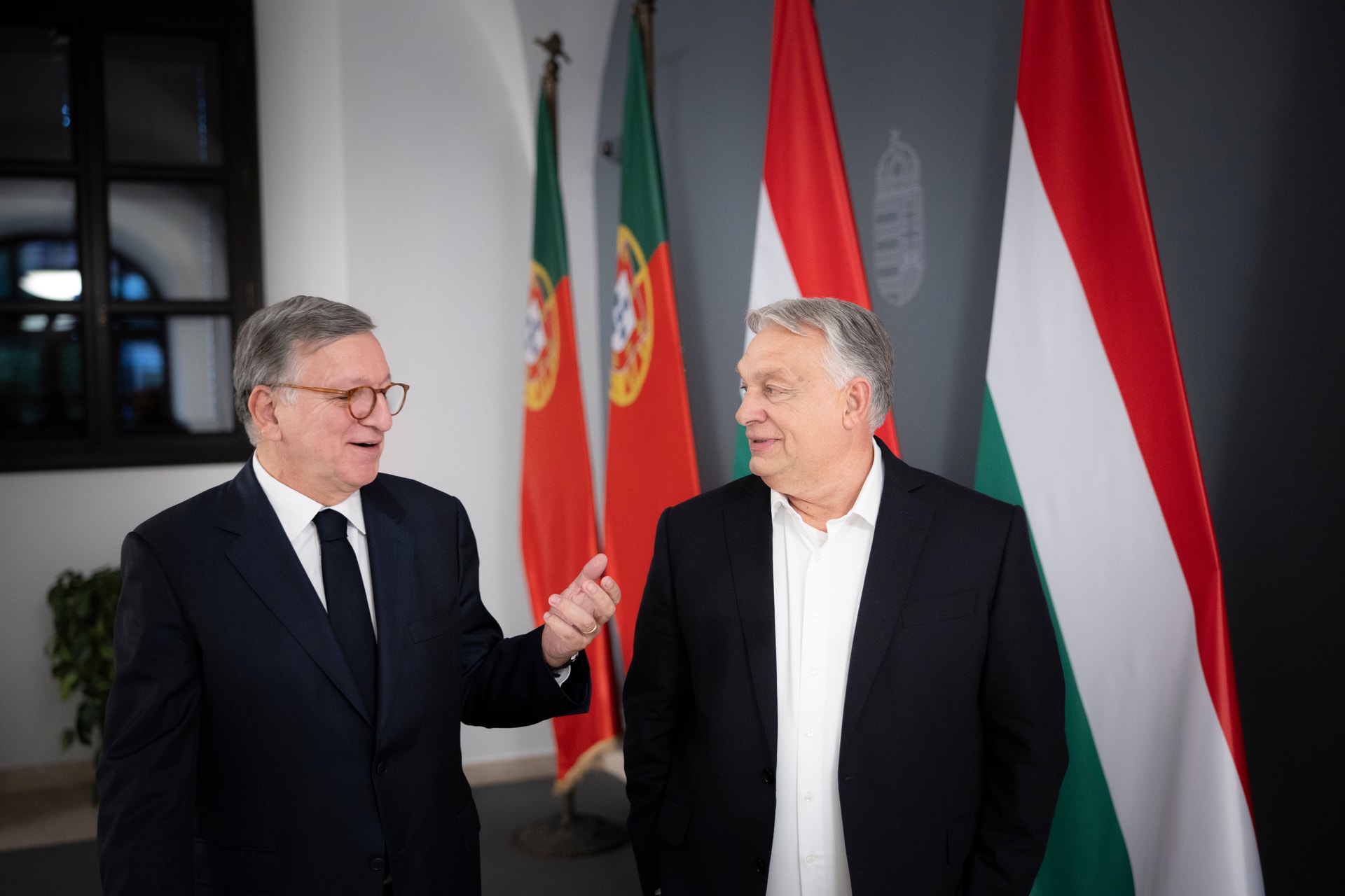 Orbán Viktor hivatalában fogadta José Manuel Barrosot