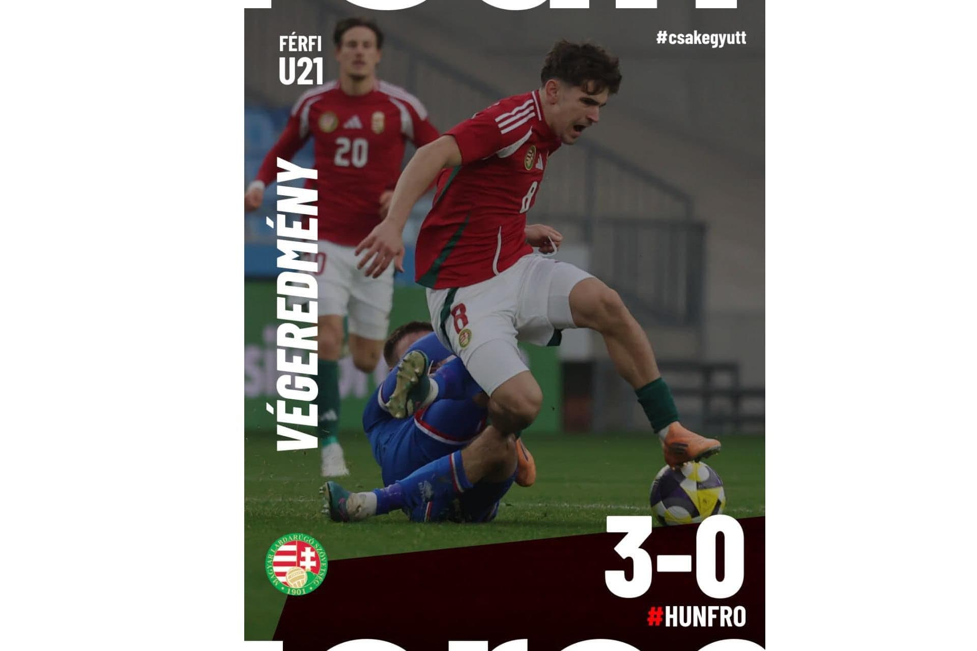 Háromgólos siker Feröer-szigetek ellen