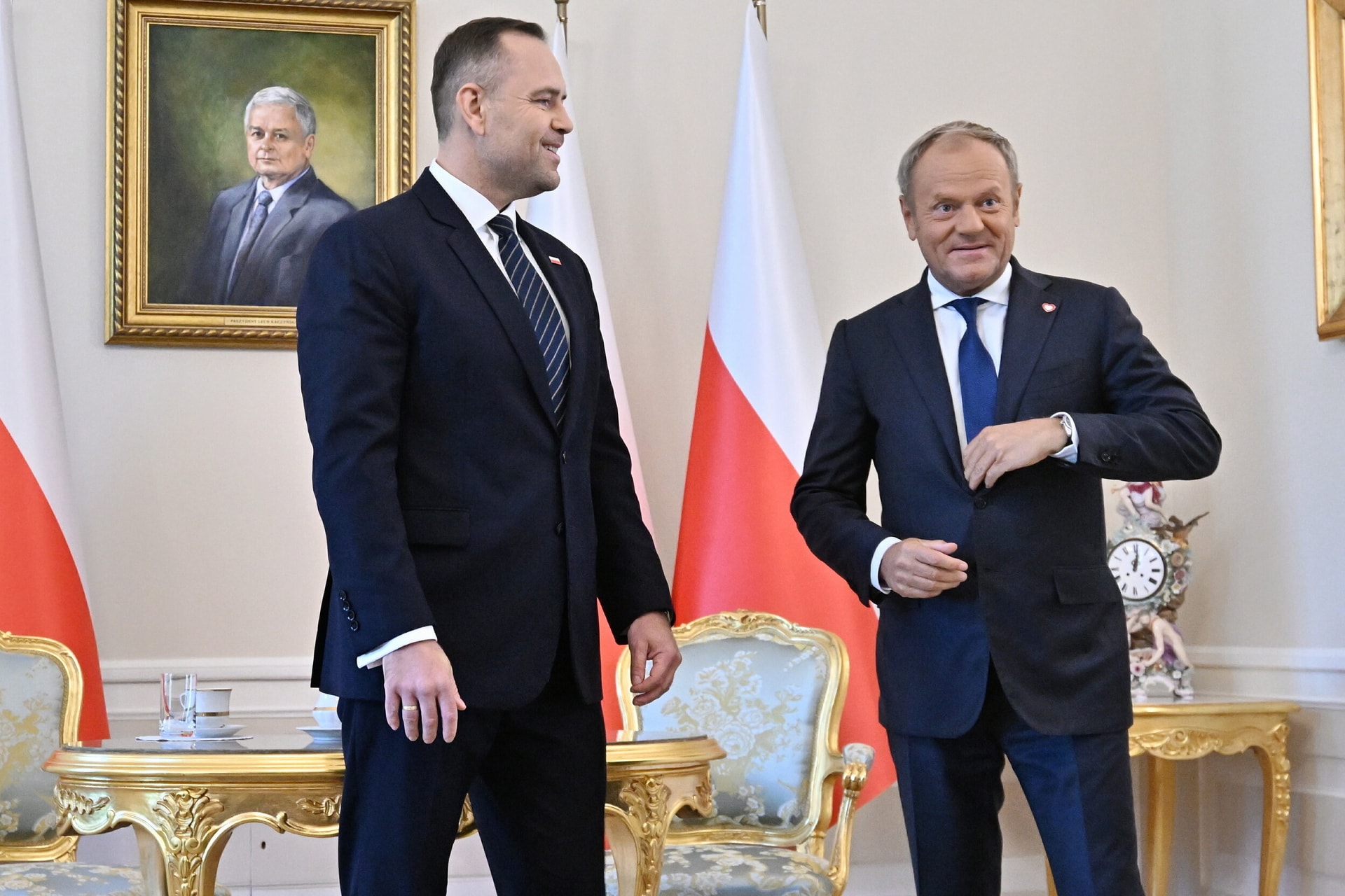 Ország-világ előtt esett egymásnak Nawrocki és Trusk