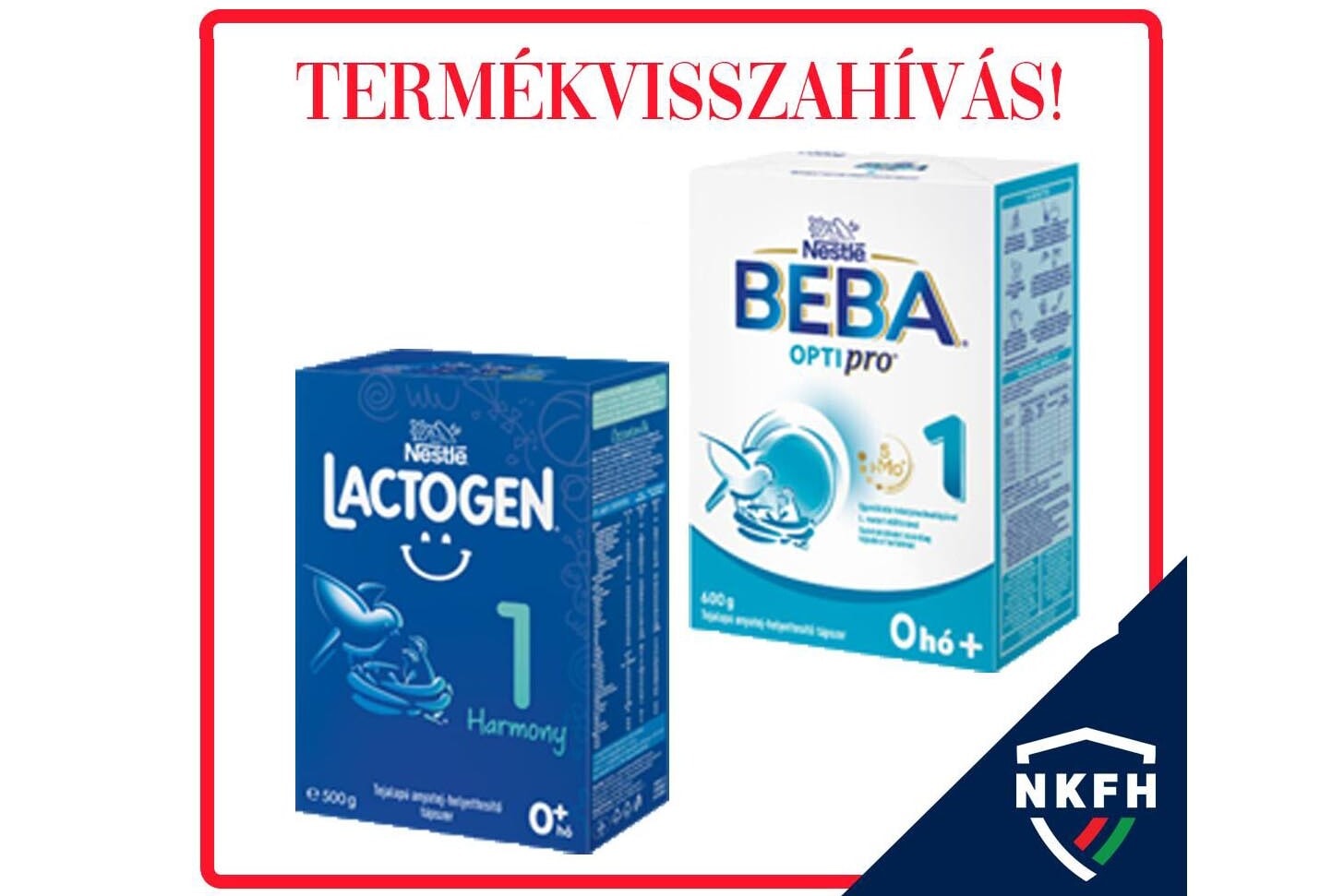 A Nestlé tejalapú anyatej-helyettesítő tápszereket hívott vissza