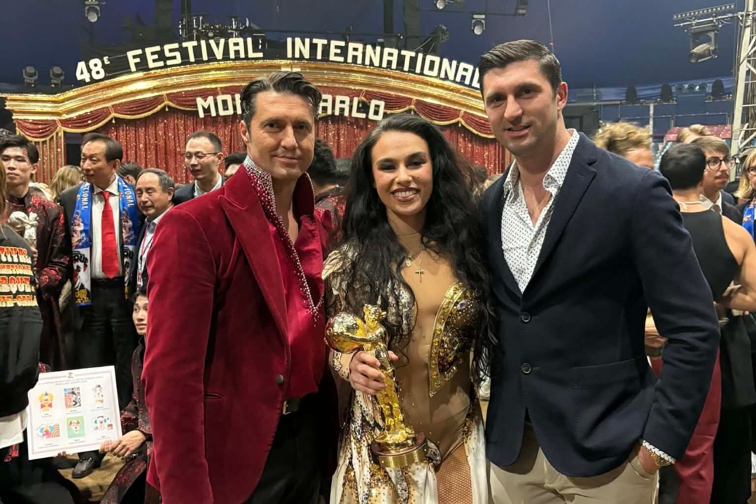Richter Angelina Arany Bohóc-díjat nyert Monte-Carlóban