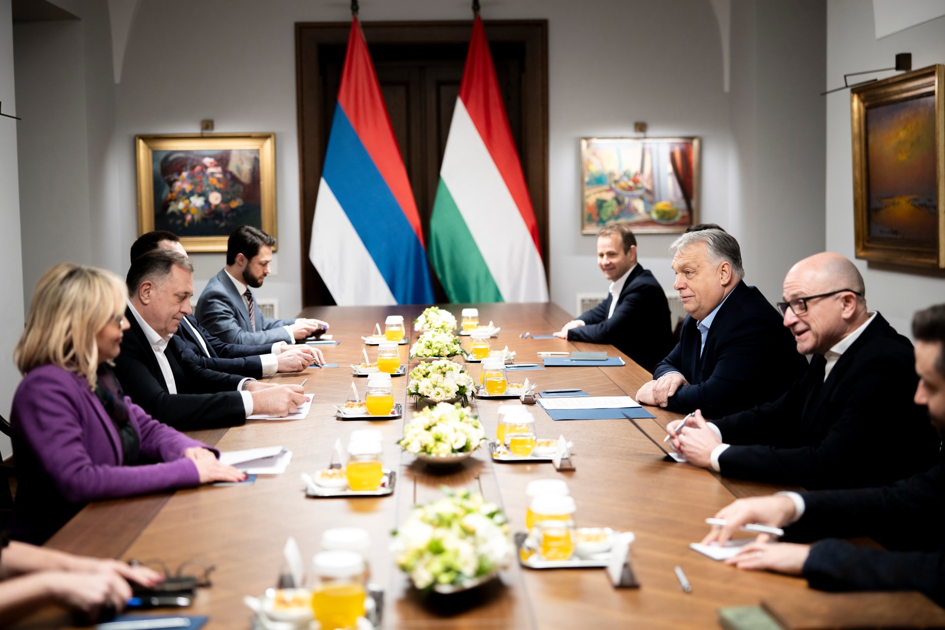 Orbán Viktor a boszniai Szerb Köztársaság elnökével tárgyalt