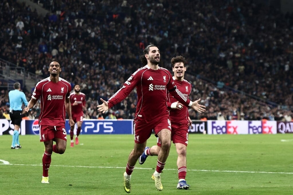 Szoboszlai klasszis góljával szerzett vezetést a Liverpool