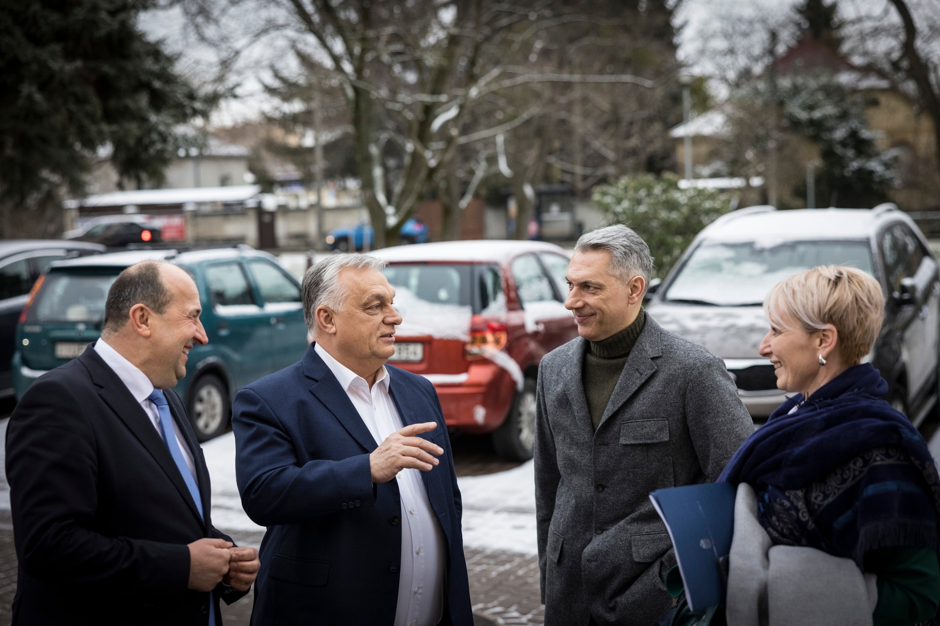 Orbán Viktor Komárom és Oroszlány polgármestereivel tárgyalt