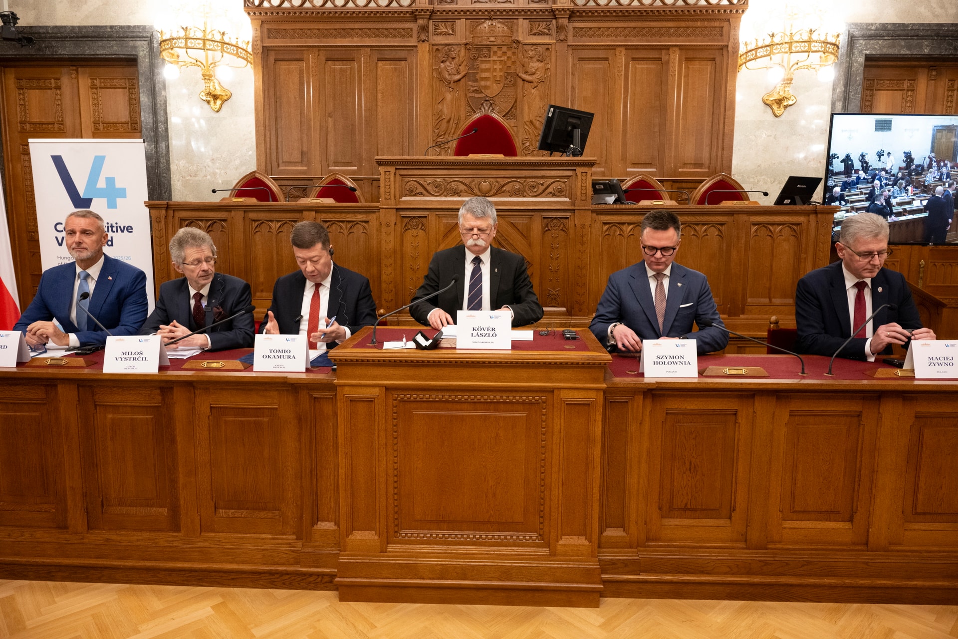Budapesten tanácskoztak a V4-ek parlamenti vezetői