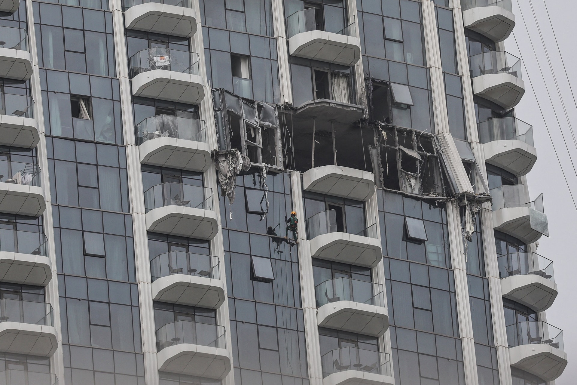 Dróncsapások érték Dubaj belvárosát