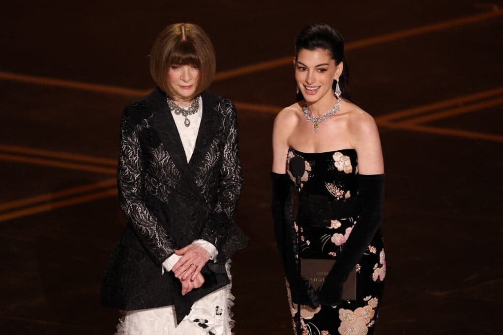 Anna Wintour és Anne Hathaway ikonikus pillanata az Oscar-gálán