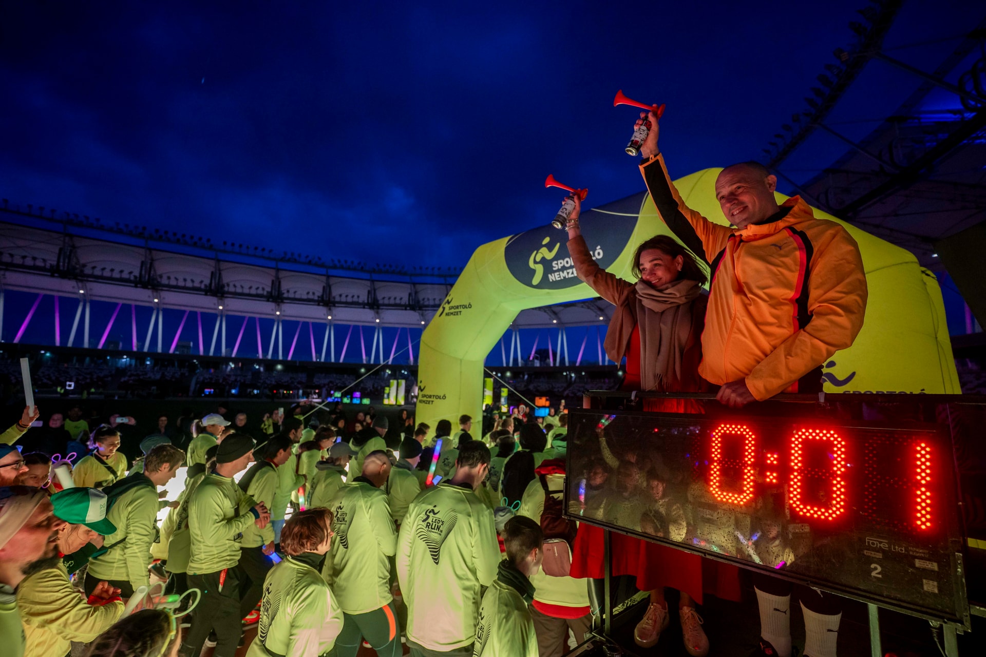 Több mint hatezren futottak a LED’s Run versenyen