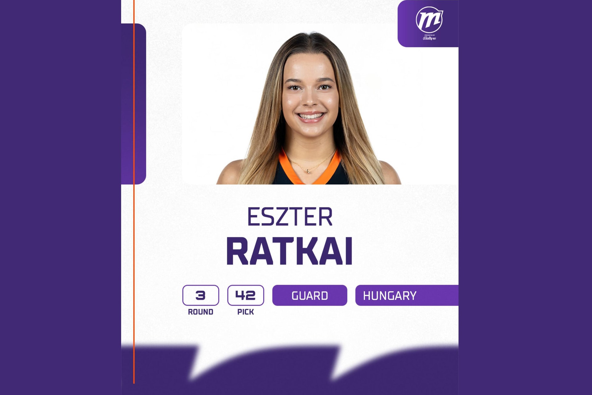 Szenzáció: Rátkai Esztert draftolta a legutóbbi WNBA-nagydöntős Phoenix