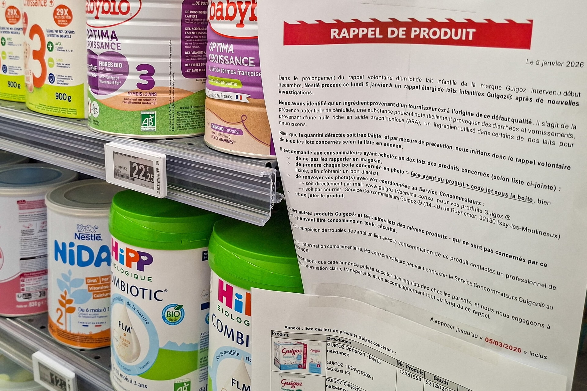 Méreg volt a HIPP bébiételben, de nem életveszélyes tételben