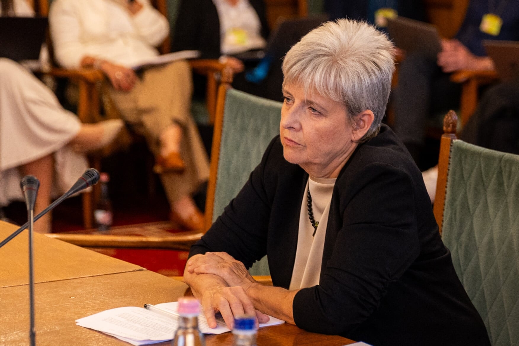 Lannert Judit a Pedagógusok Demokratikus Szakszervezetének ügyvivőjével találkozott