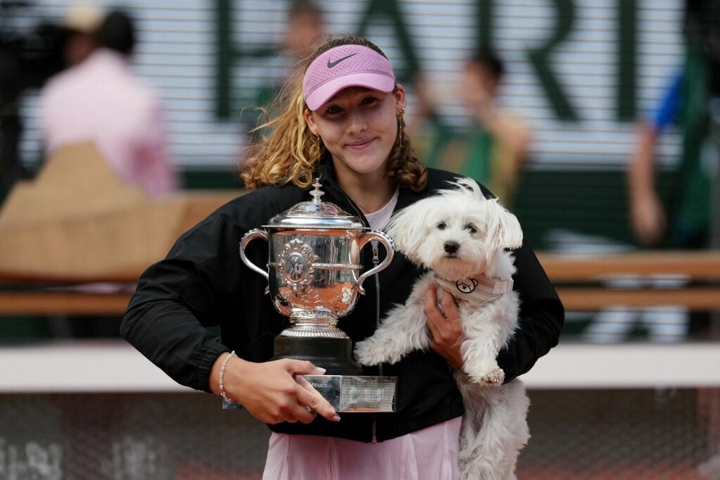 Andrejeva első Grand Slam-trófeája