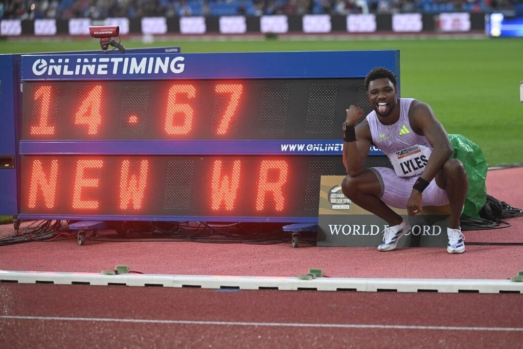 Noah Lyles világcsúcsot repesztett