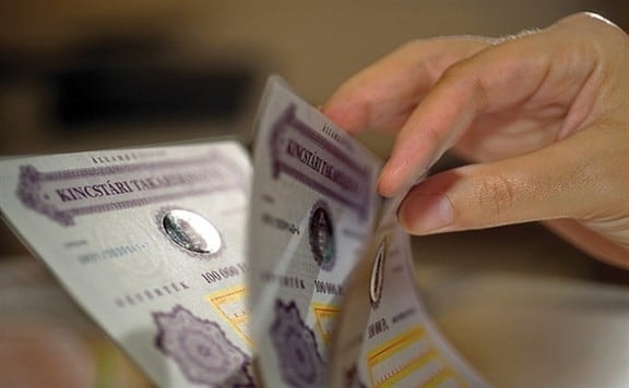 Emelkedett a három hónapos diszkont kincstárjegy aukciós átlaghozama