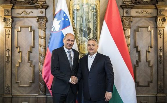 Orbán Viktor szlovén partnerei mellett kampányol